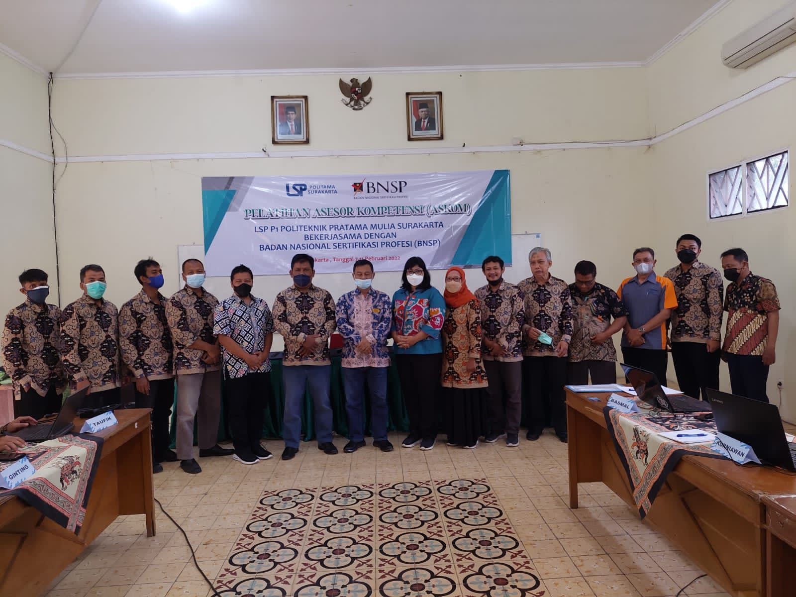 Pelatihan Asesor Kompetensi kerjasama dengan BNSP